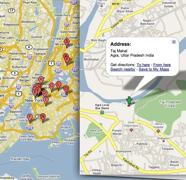 Disambiguation via map folding concept